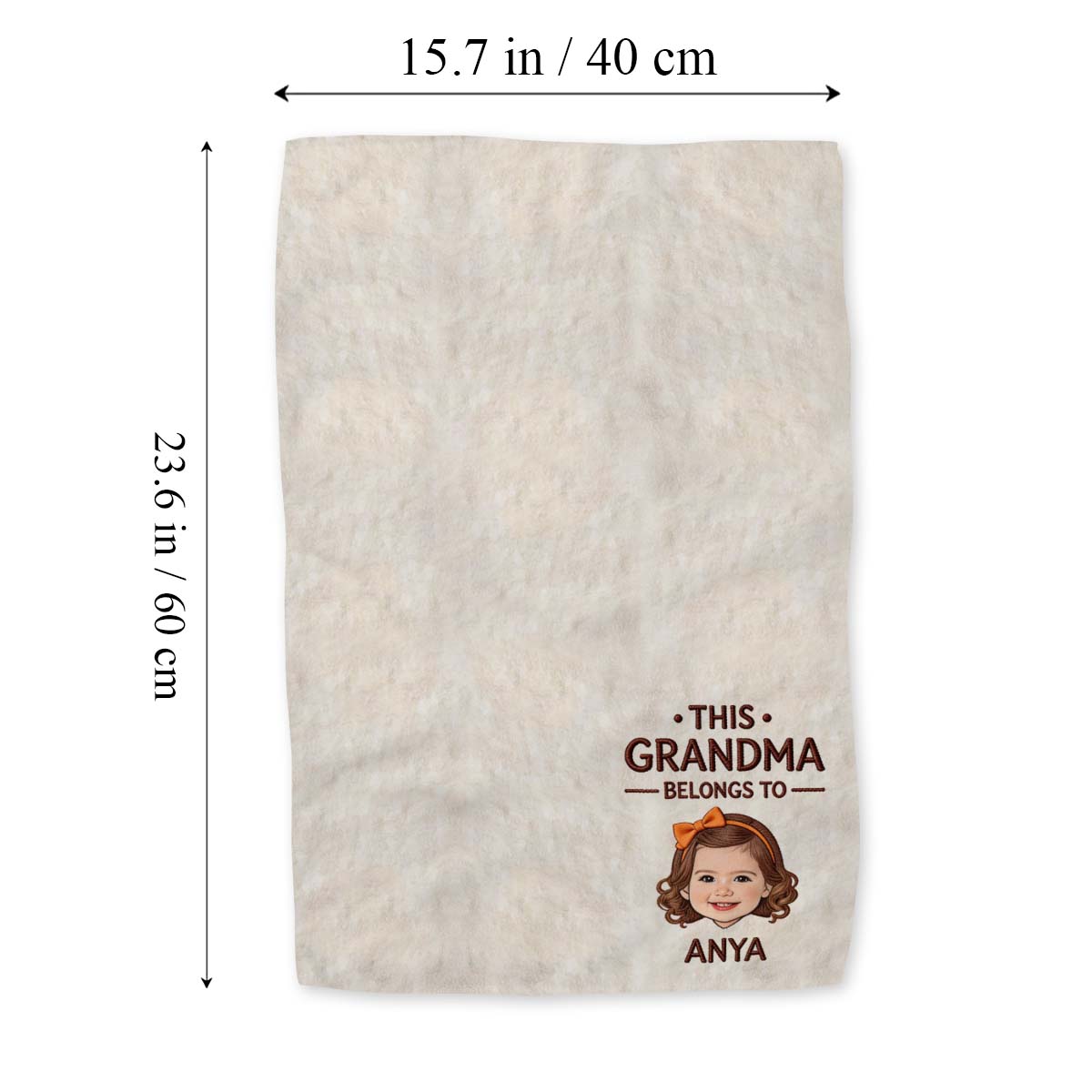 Custom Grandma Kitchen Towel - Personalized Grandma Towel