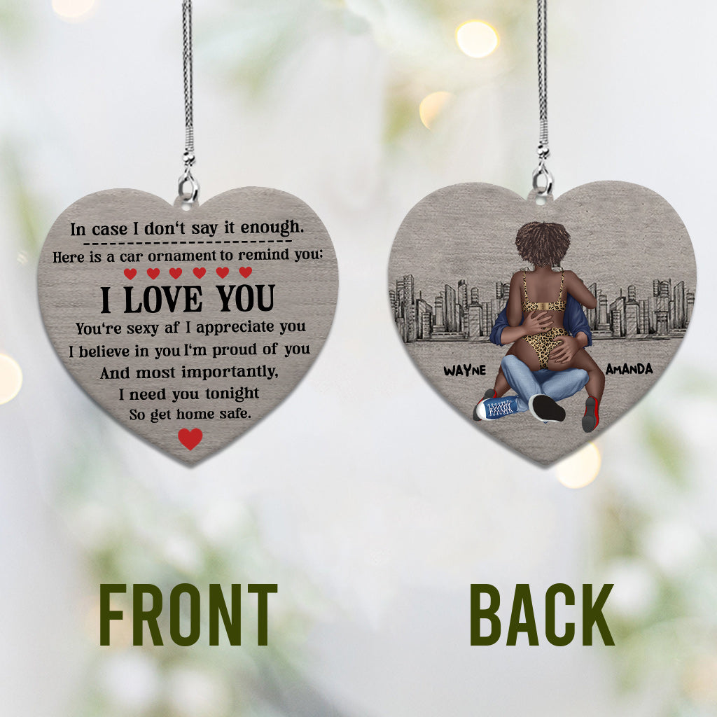 I Need You Tonight - Personalized African American Car Ornament