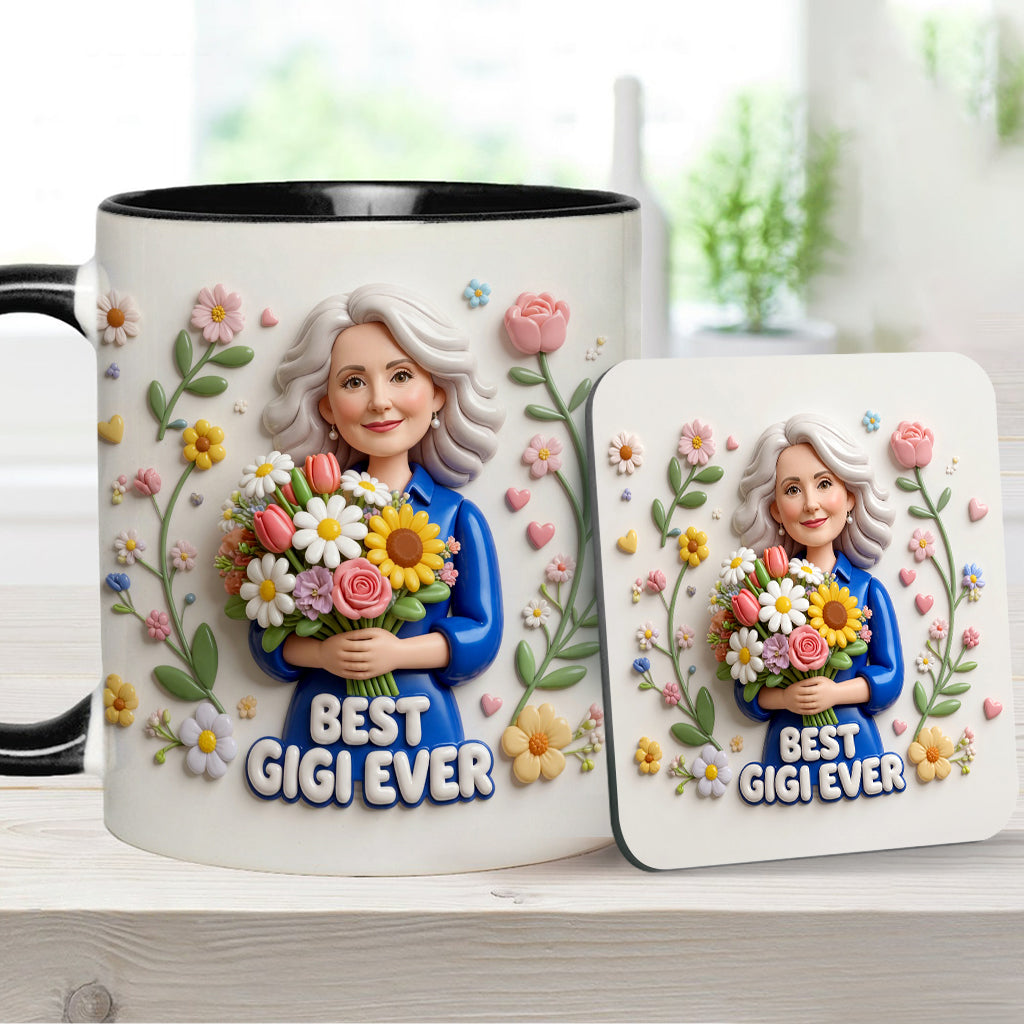 Custom Any Photo - Personalized Mother Accent Mug & Coaster
