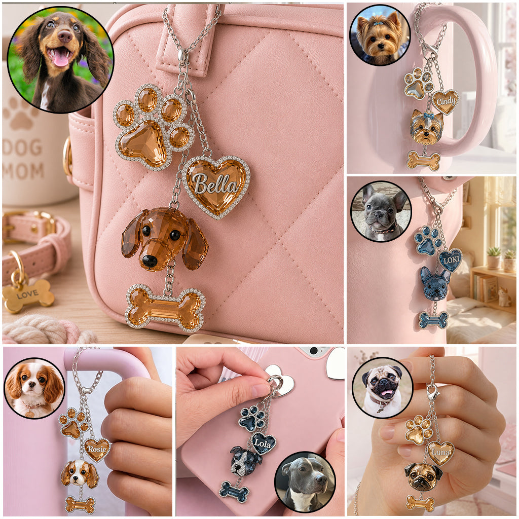 Custom Any Photo Fur Babies - Personalized Dog Dangling Charms