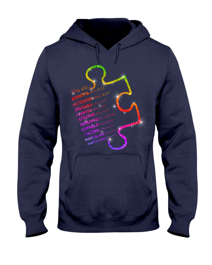 God Says You Are - Autism Awareness T-shirt and Hoodie 0520