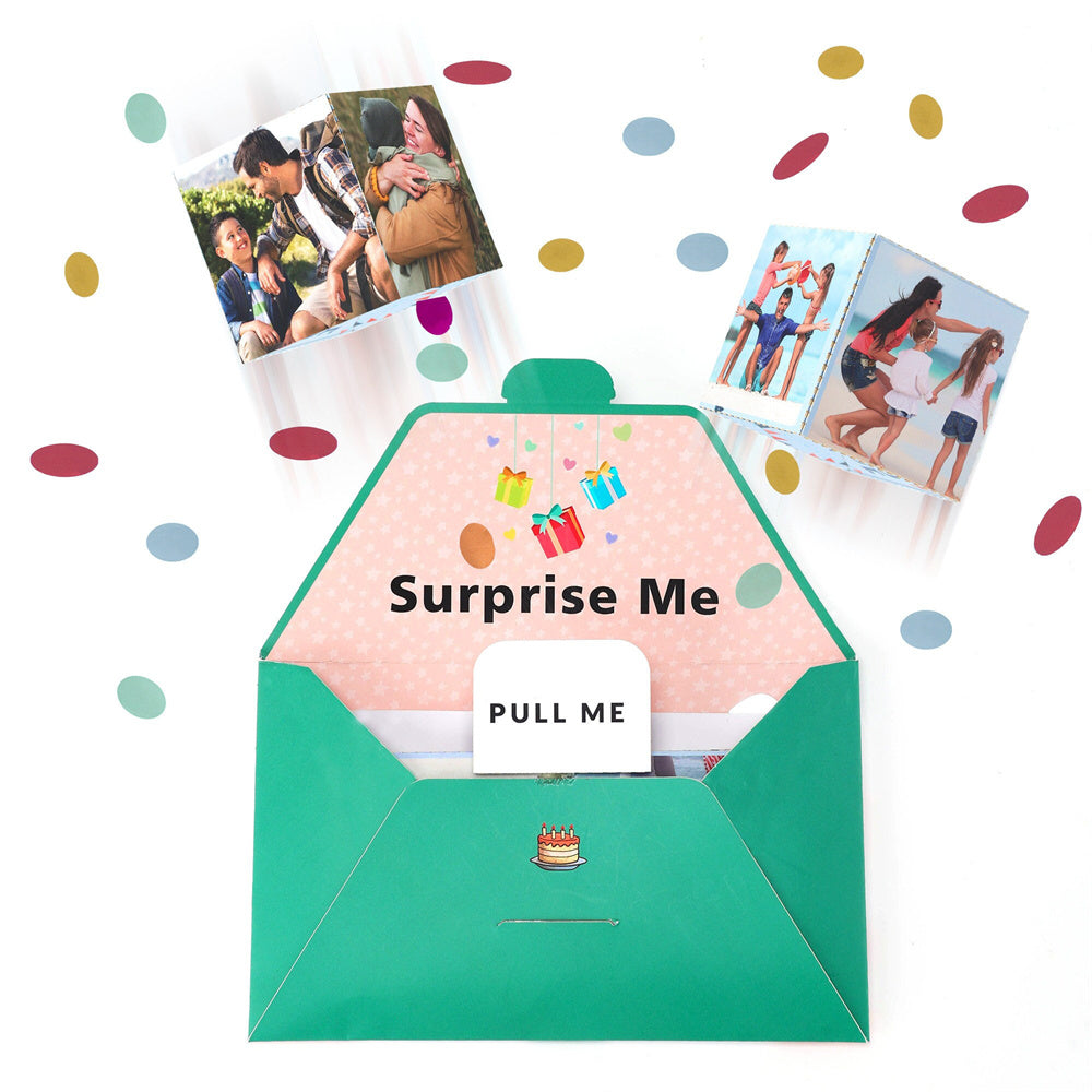 Any Photos - Personalized Birthday Suprise Me Card