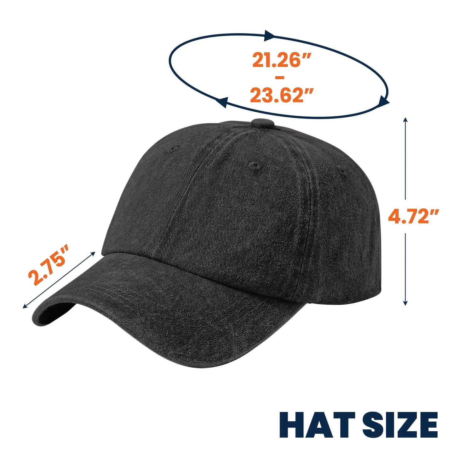 Personalized Washed Denim Baseball Cap With Cute Dog Graphic, Vintage Look Outdoor Wear, Unique Gift for Dog Lovers