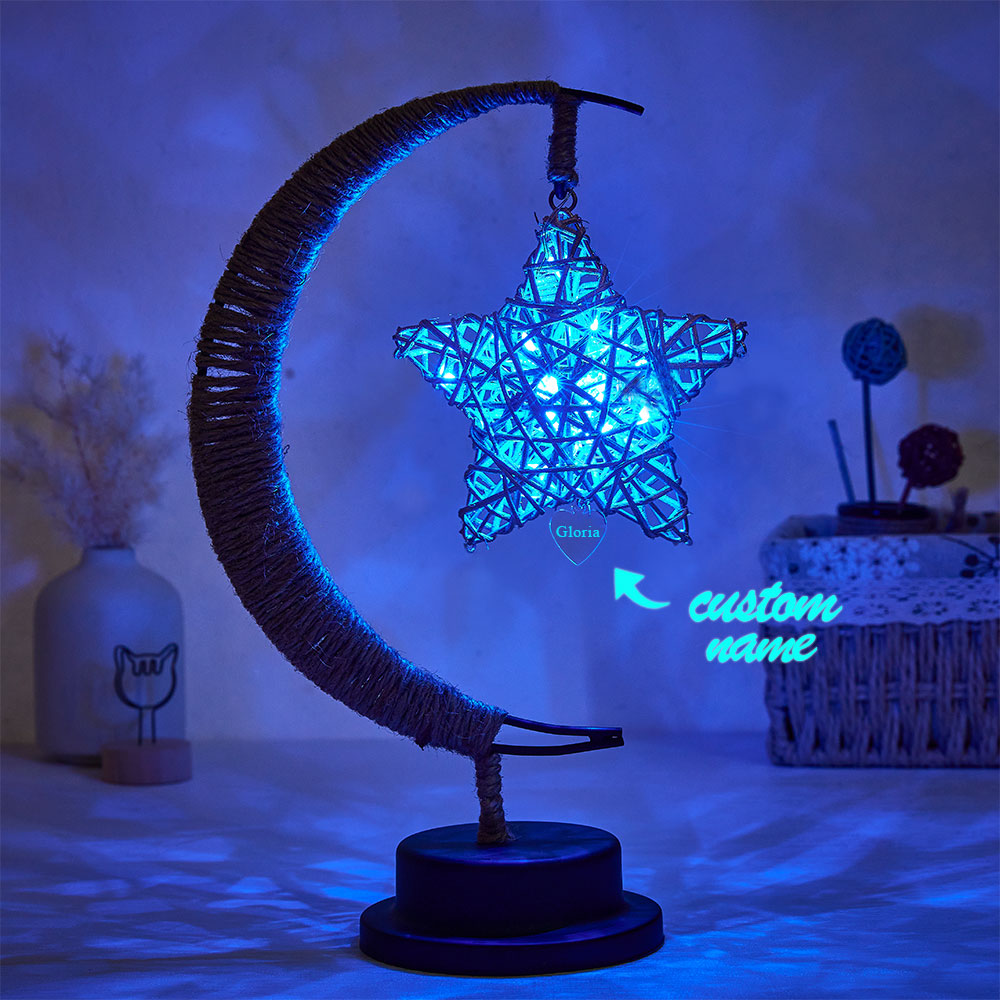 Any Name Hemp Rope Any Name Hemp Rope Lamp - Personalized Lamp