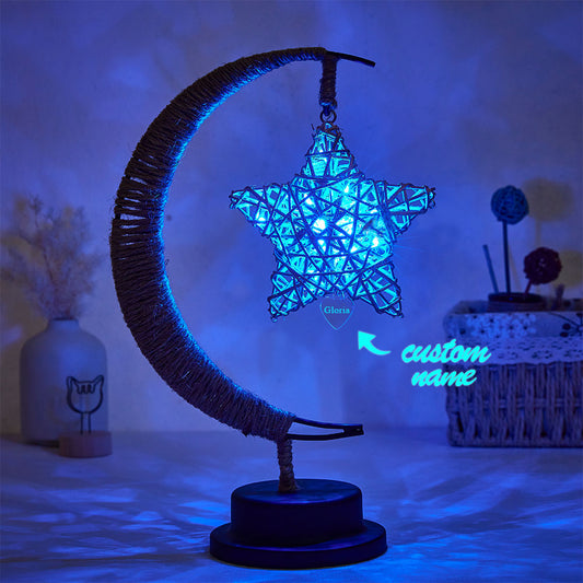 Any Name Hemp Rope Any Name Hemp Rope Lamp - Personalized Lamp
