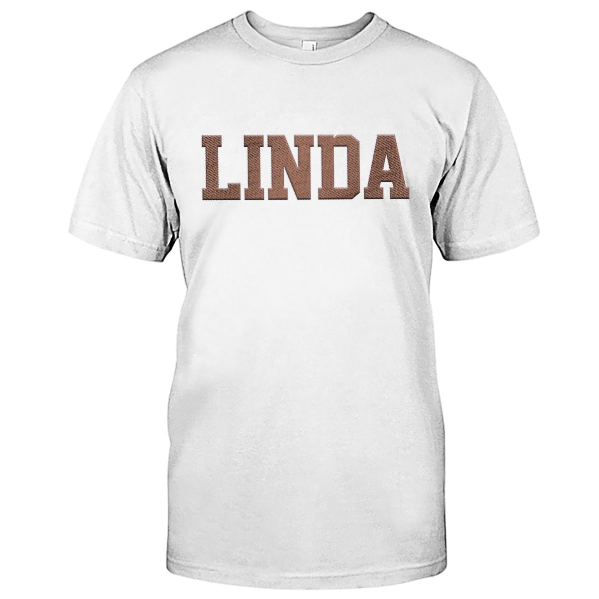 Custom Name - Personalized Aunt Embroidered T-shirt
