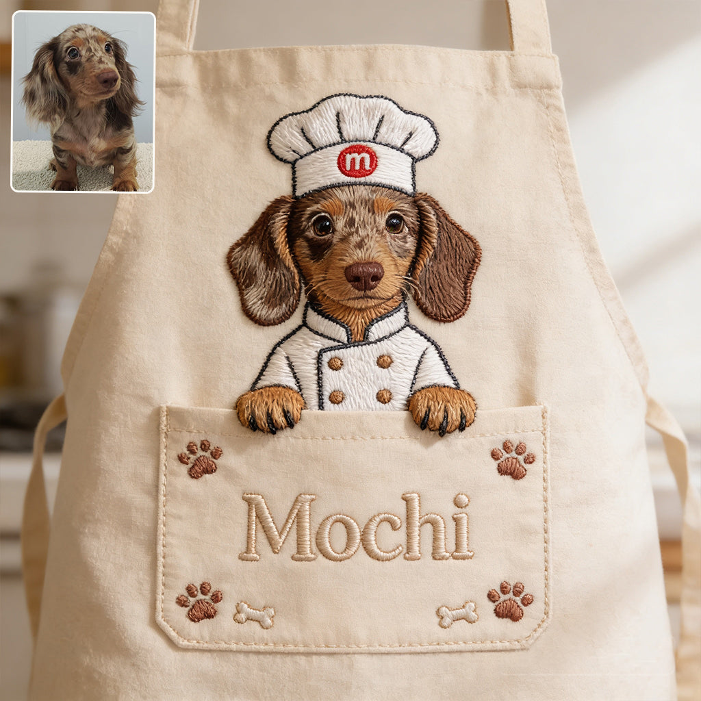 Apron For Dog Lovers - Personalized Dog Apron