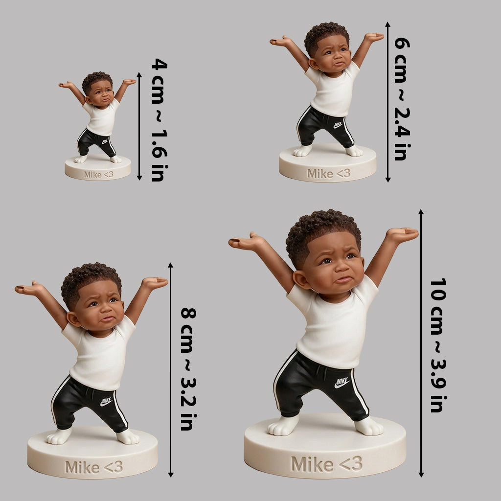 Cute Pen/ Bluetooth Earphone Holder Desk Accessories for Parents - Personalized Kid Premium 3D Figurine