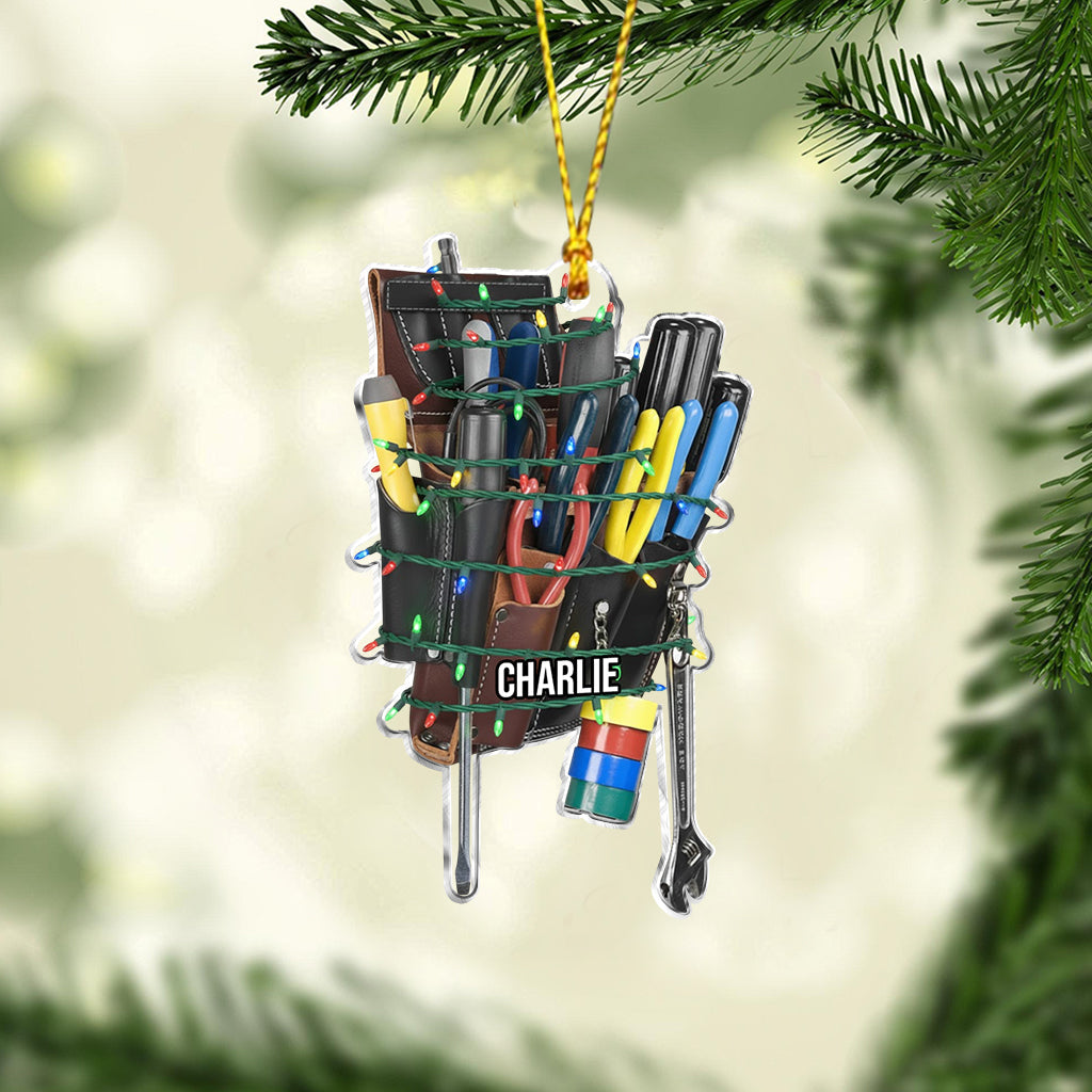 Gift For Lineman Dad, Husband, Son... - Personalized Lineman Ornament