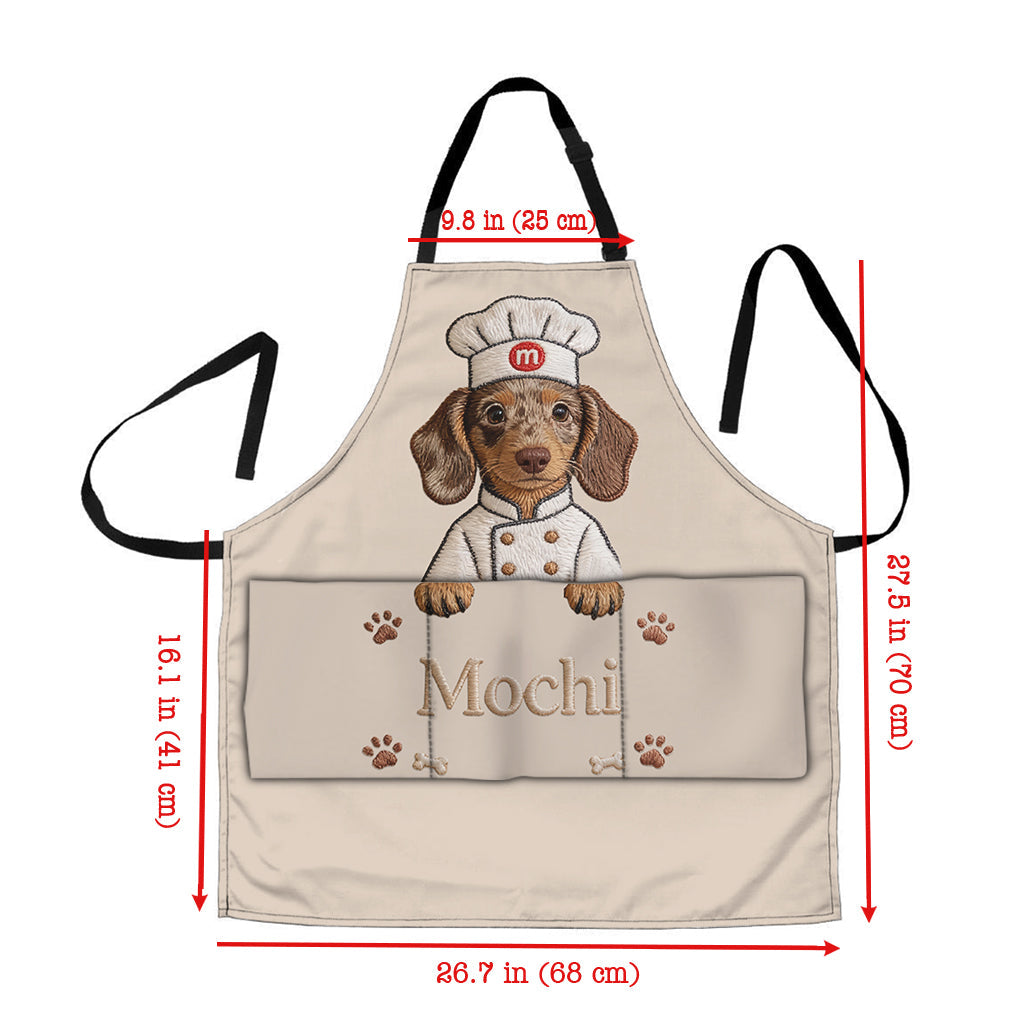 Apron For Dog Lovers - Personalized Dog Apron