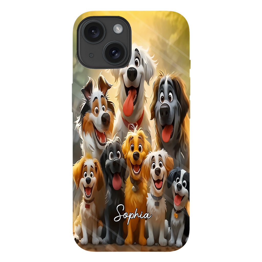 Just A Girl Who Loves Dogs - Personalized Dog Full Print Phone Case