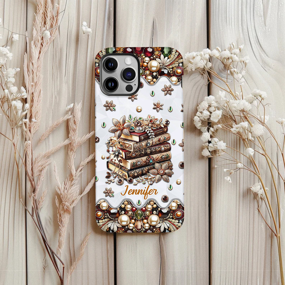 Just A Girl Who Loves Books - Personalized Book Full Print Phone Case