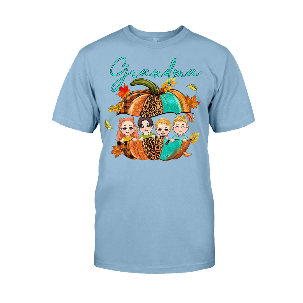 Grandma - Personalized Thanksgiving T-shirt And Hoodie