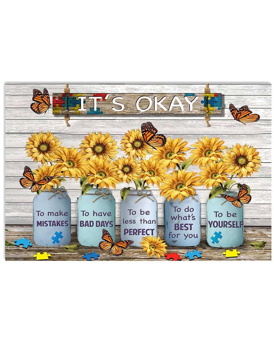 Autism It'S Ok - Autism Awareness Poster 0921