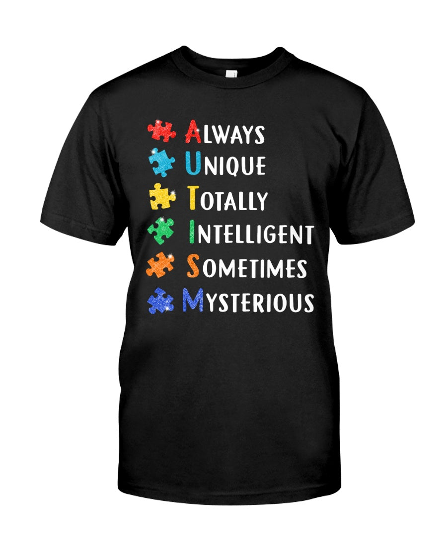 Autism Always Unique - Autism Awareness T-shirt and Hoodie 0921