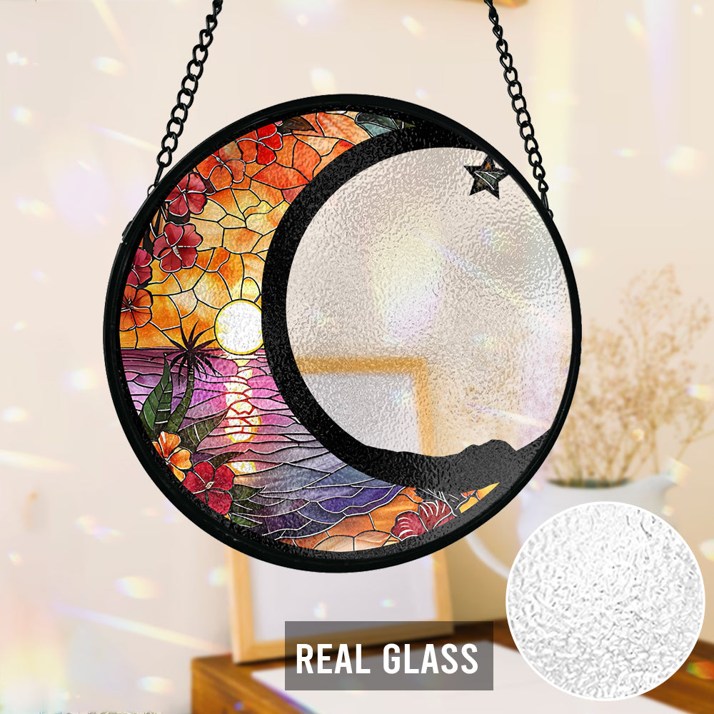 In Loving Memory - Personalized Dog Stained Glass Suncatcher