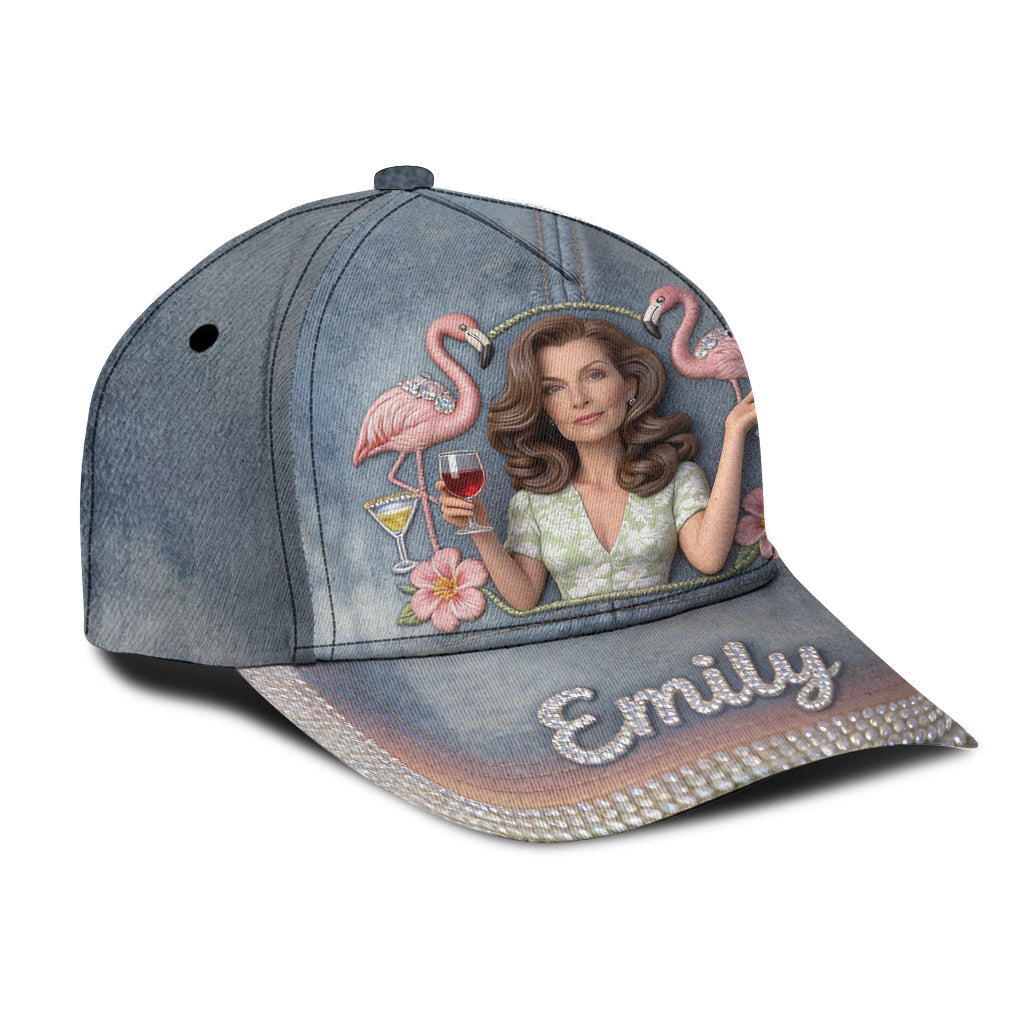 Custom Any Photo - Personalized Flamingo Classic Cap