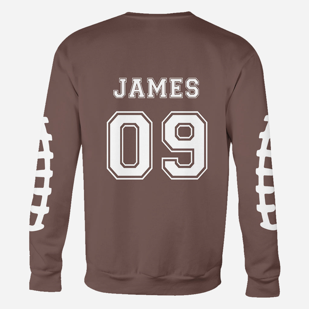 Football Mama - Personalized Football All Over Shirt