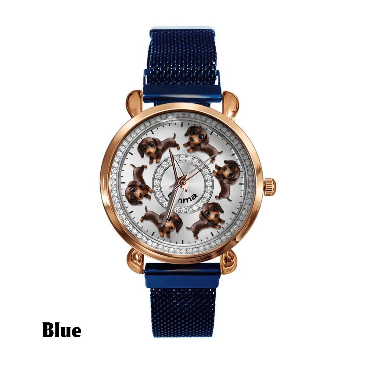 I Love My Dogs - Personalized Dog Women Hand Watch