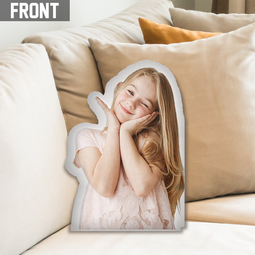 Custom Photo Humanoid - Personalized granddaughter Shaped Pillow
