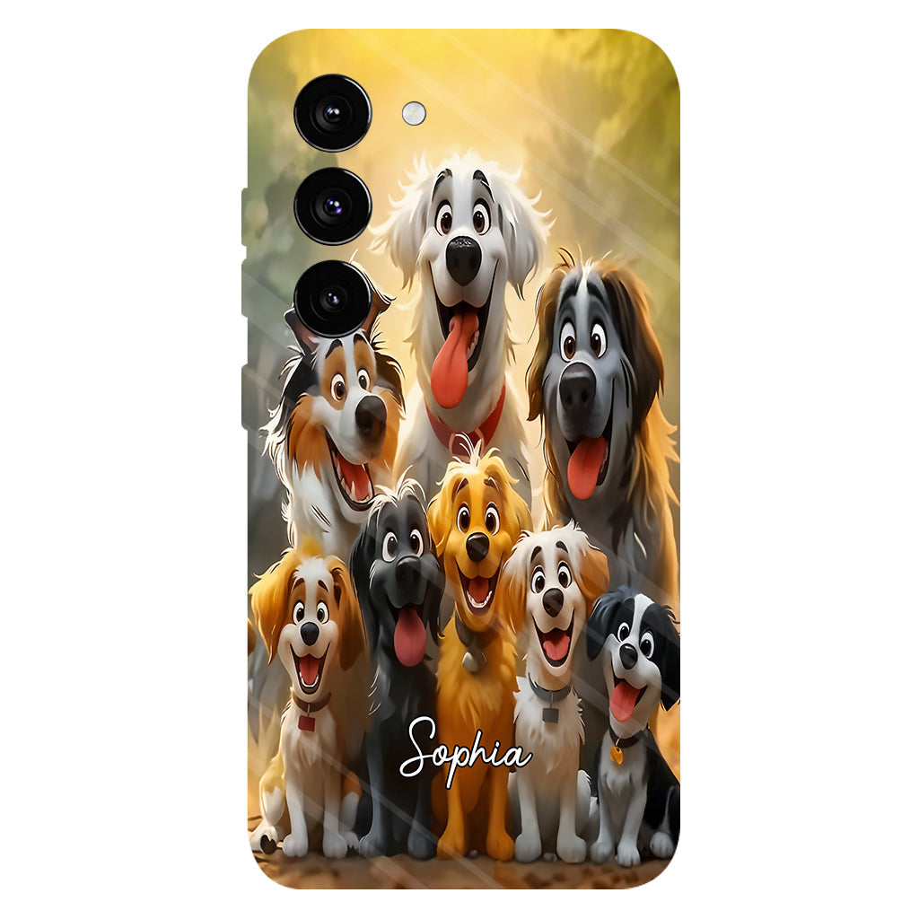 Just A Girl Who Loves Dogs - Personalized Dog Full Print Phone Case