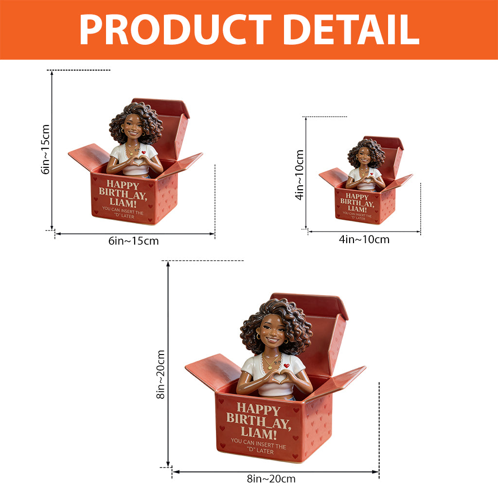 Funny Birthday - Personalized Spicy Couple Custom Shaped Acrylic Plaque