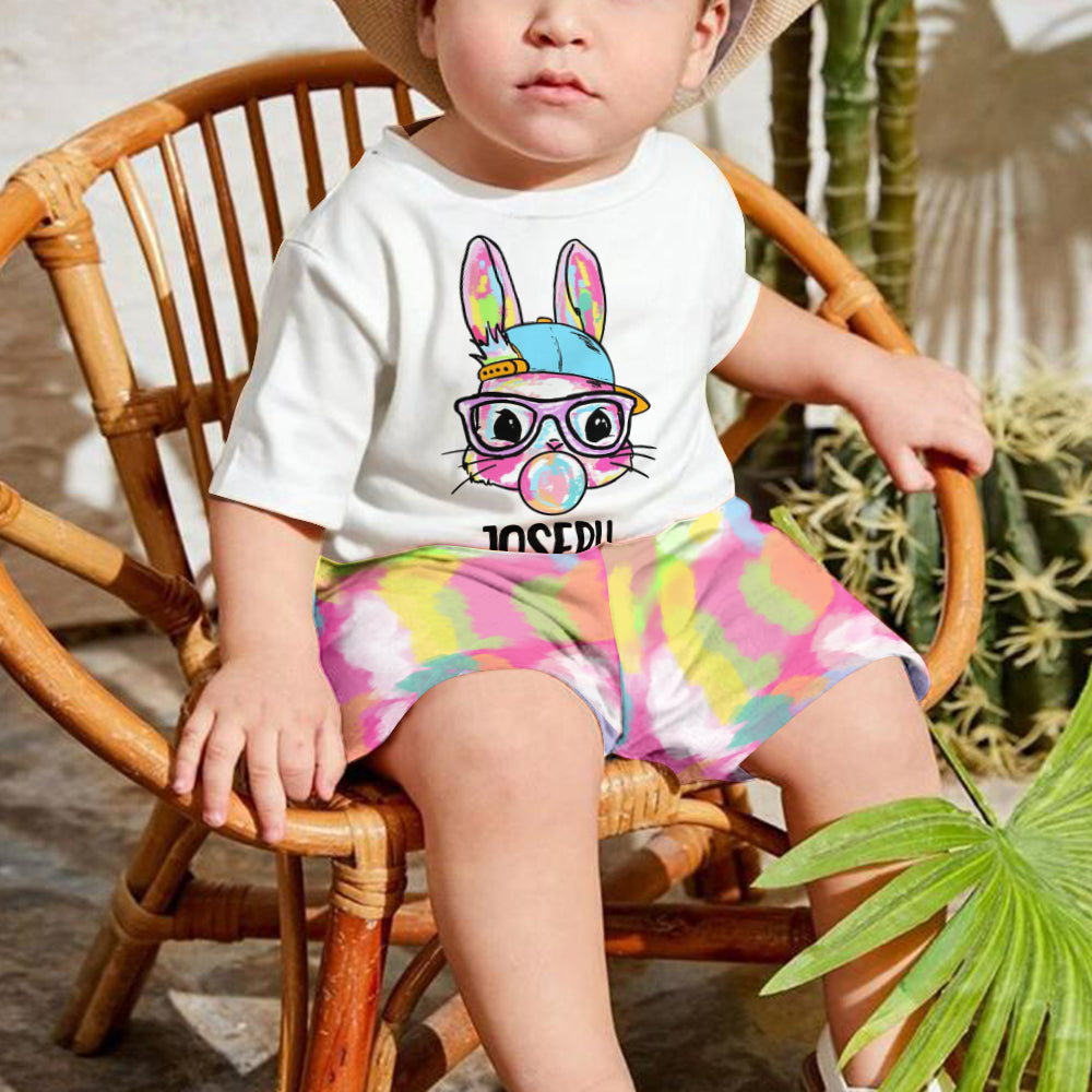 Easter kid - Personalized Easter Day Kid T-shirt & Shorts
