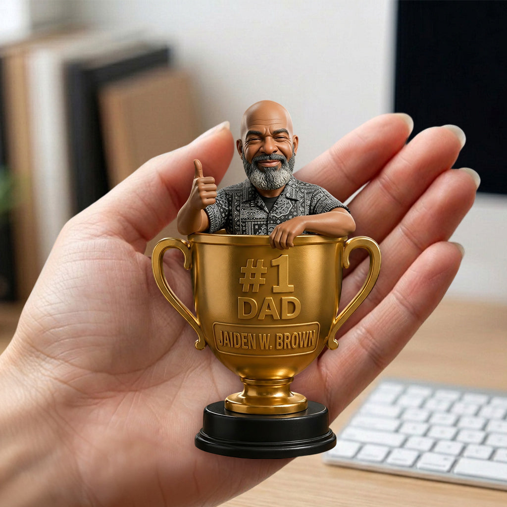 Custom Any Photo Best Papa/Dad/Uncle - Personalized Father Premium 3D Figurine