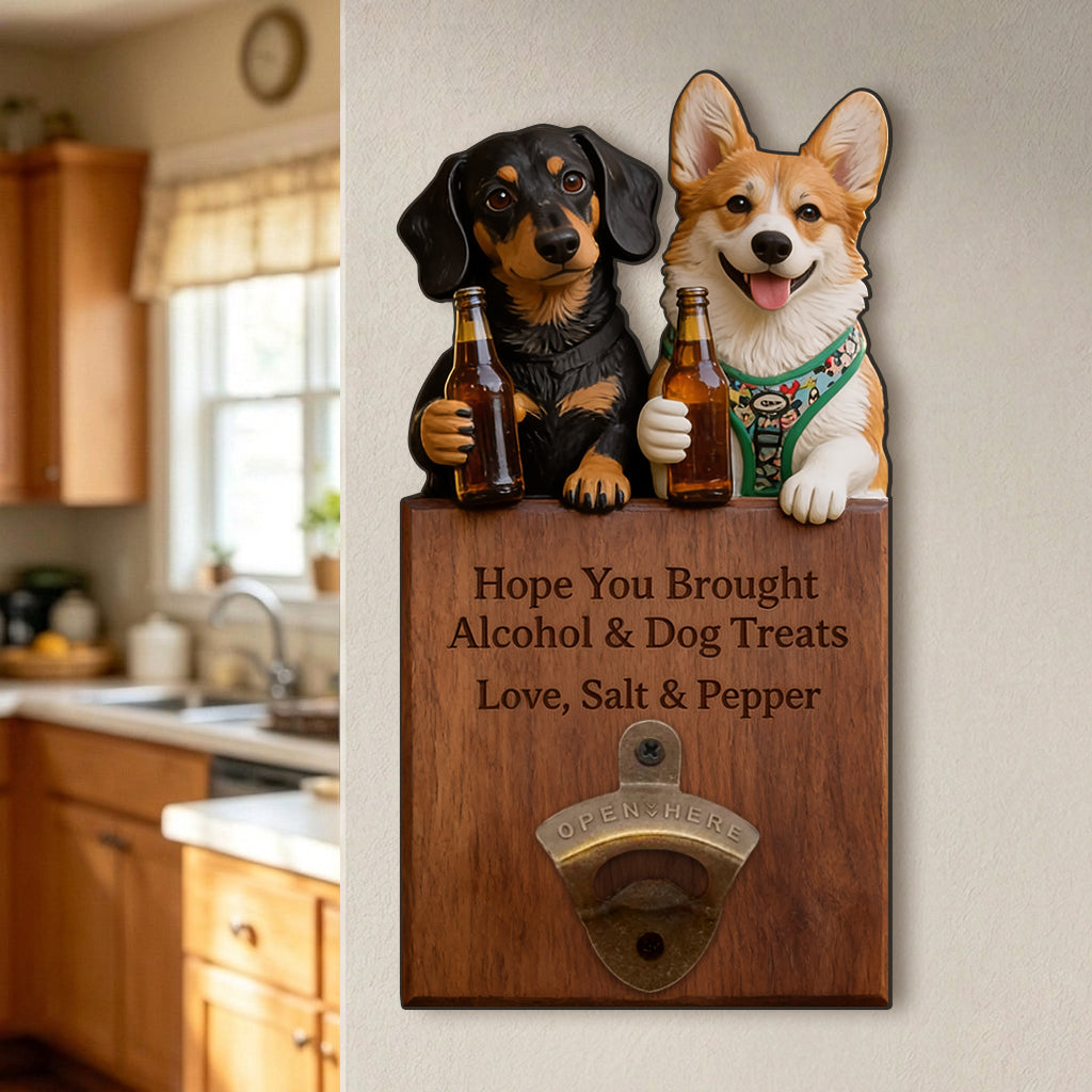 Cheers & Treats - Personalized Beer Wall Bottle Opener