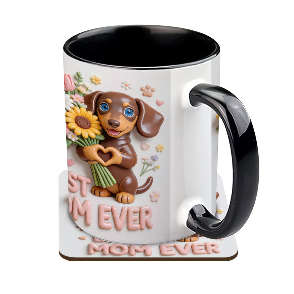 Custom Any Photo - Personalized Dog Accent Mug & Coaster