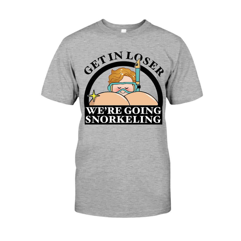 Get In Loser Funny Snorkeler - Personalized Scuba Diving T-shirt And Hoodie