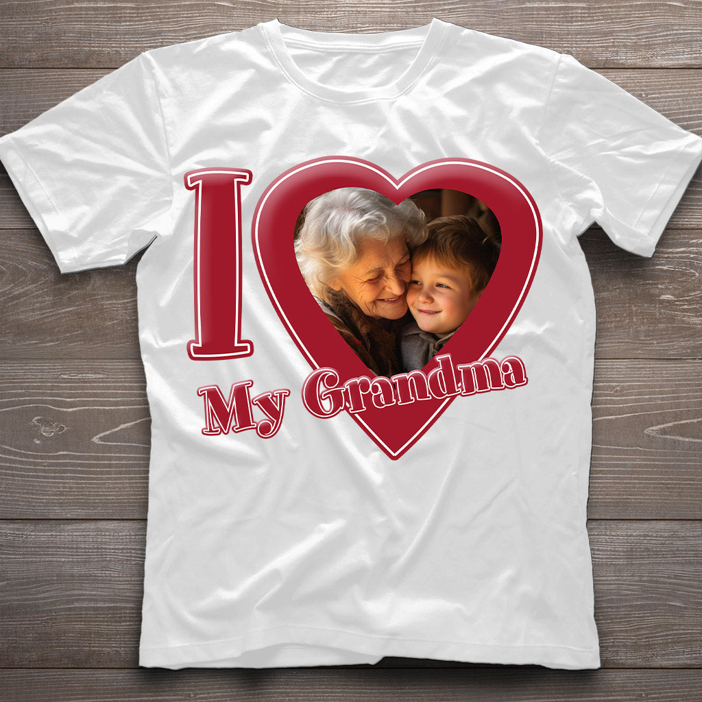 I Love My Grandma/ Nana/ Mommy.... - Personalized Grandma T-shirt And Hoodie