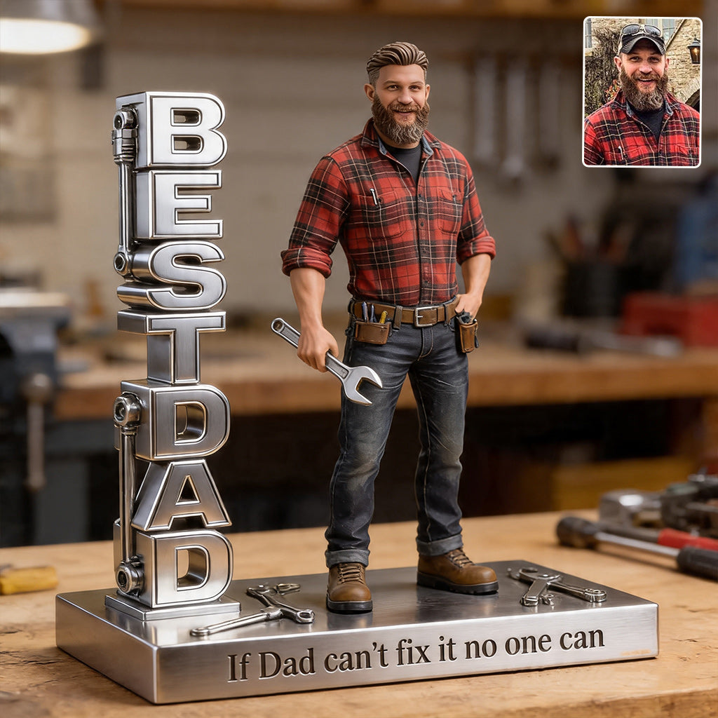 Custom Any Photo - Personalized Father Custom Shaped Acrylic Plaque