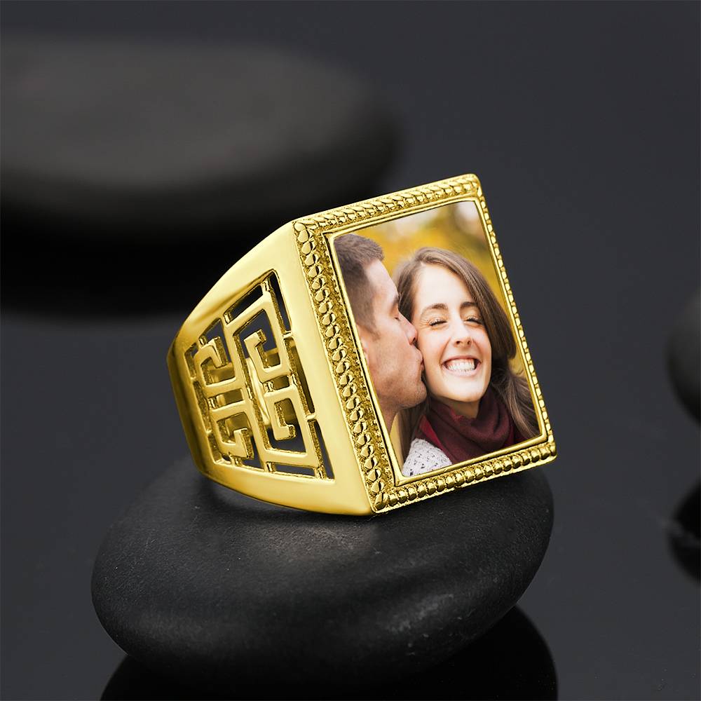 Vintage Square Photo - Personalized Vintage Square Photo