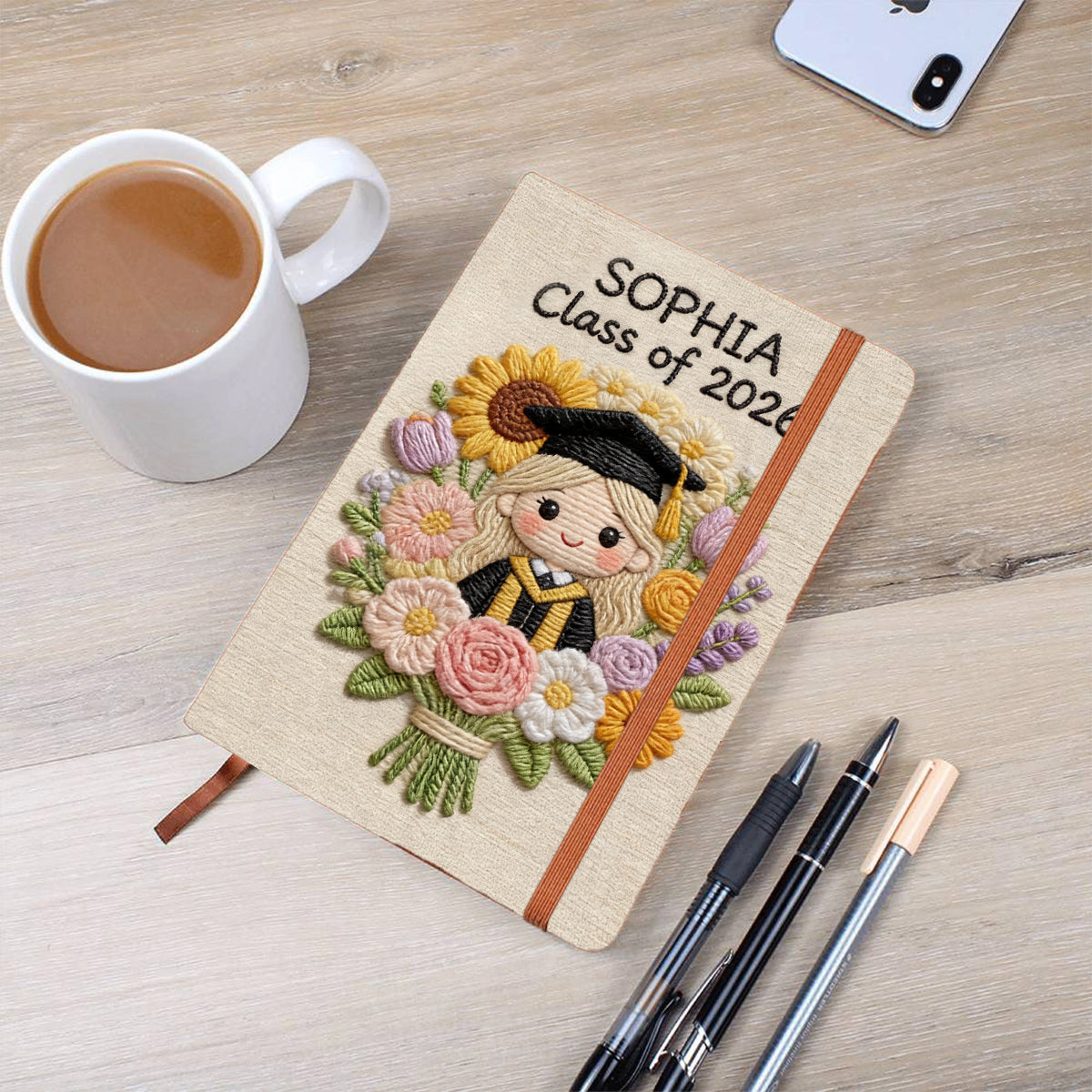 Graduation Keepsake Gifts - Personalized Graduation Leather Journal