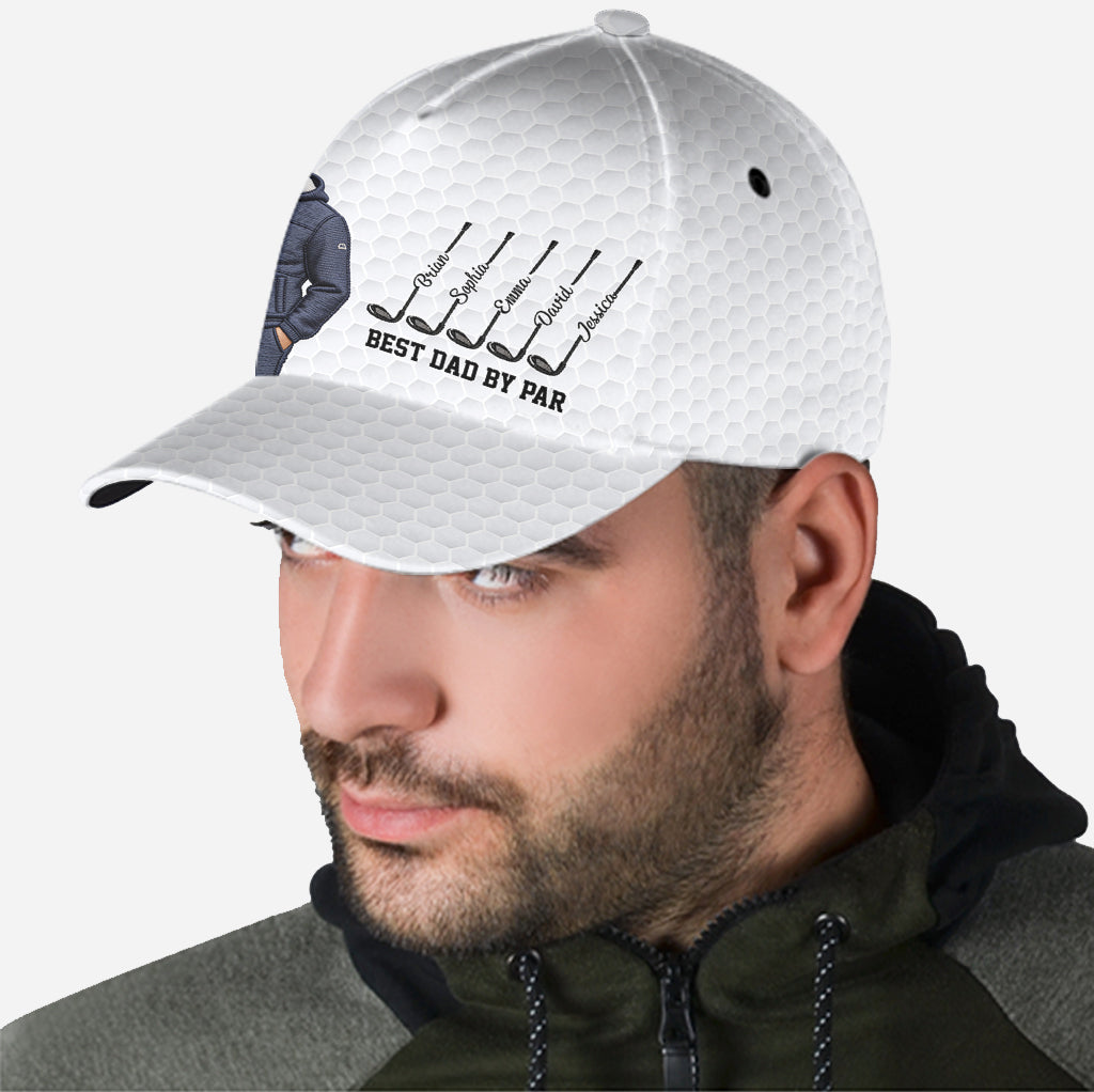 Best Dad By Par - Personalized Golf Classic Cap