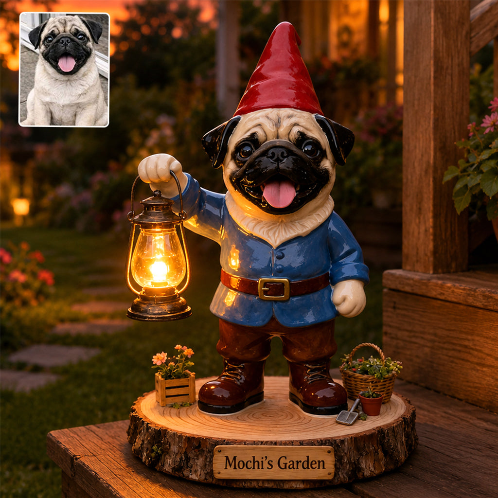 Garden Guardian - Personalized Dog Solar Acrylic Light