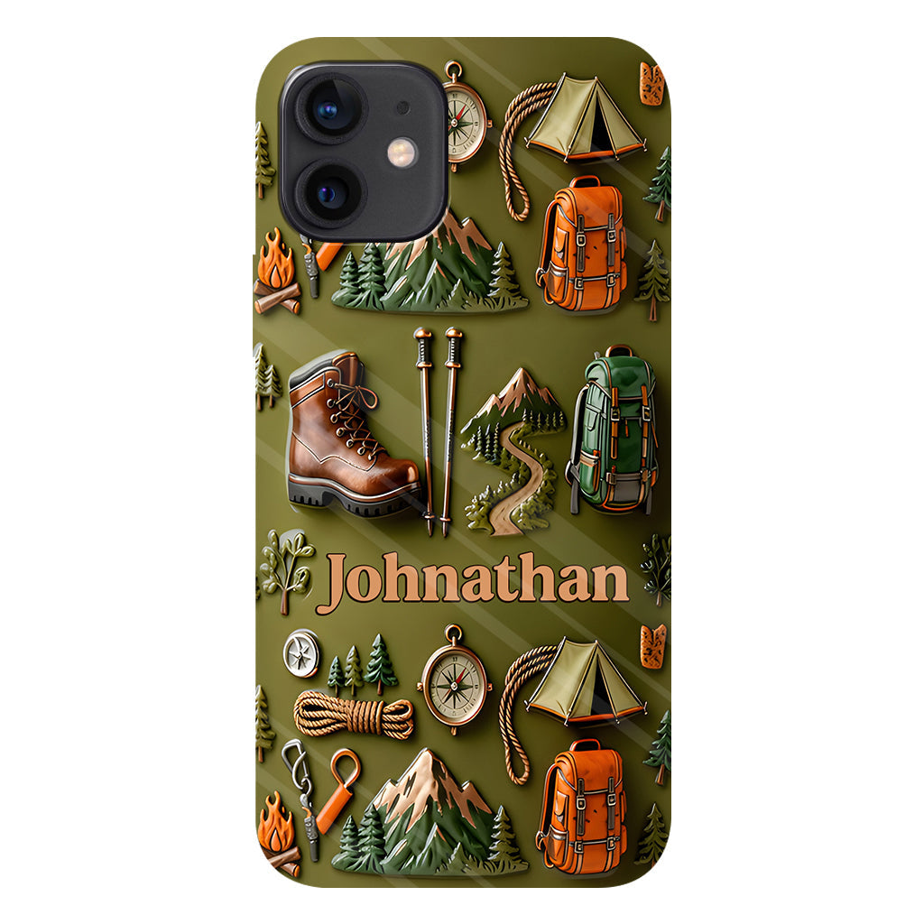 Hiking Makes Me Happy - Personalized Hiking Full Print Phone Case