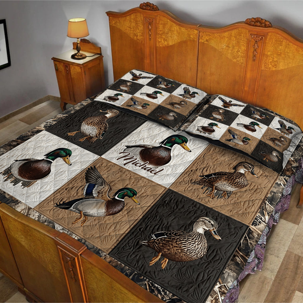 Hunting Season - Personalized Hunting Quilt Set