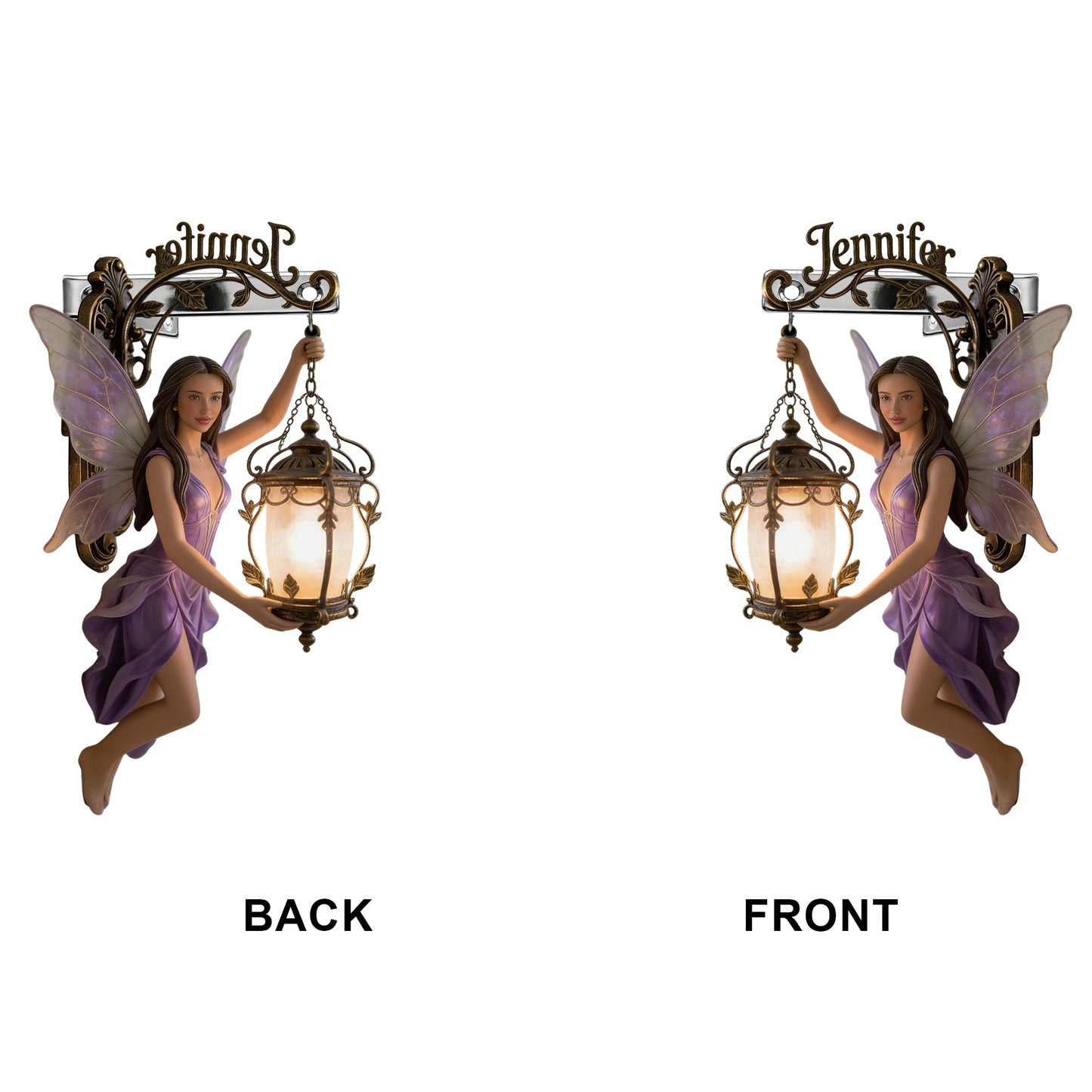 Aesthetic Fairy Decor - Personalized Self Love Wooden Wall Mount Sign