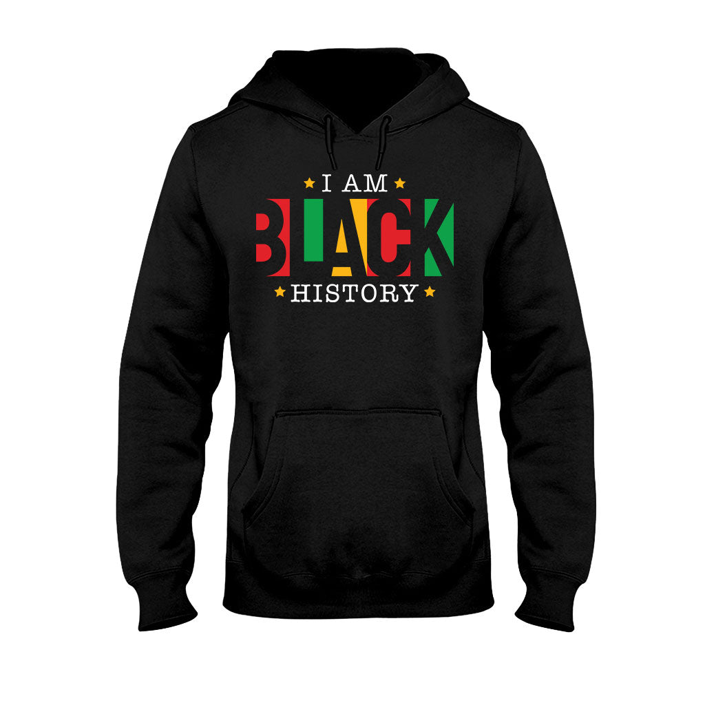 I Am Black History - Personalized African American T-shirt And Hoodie