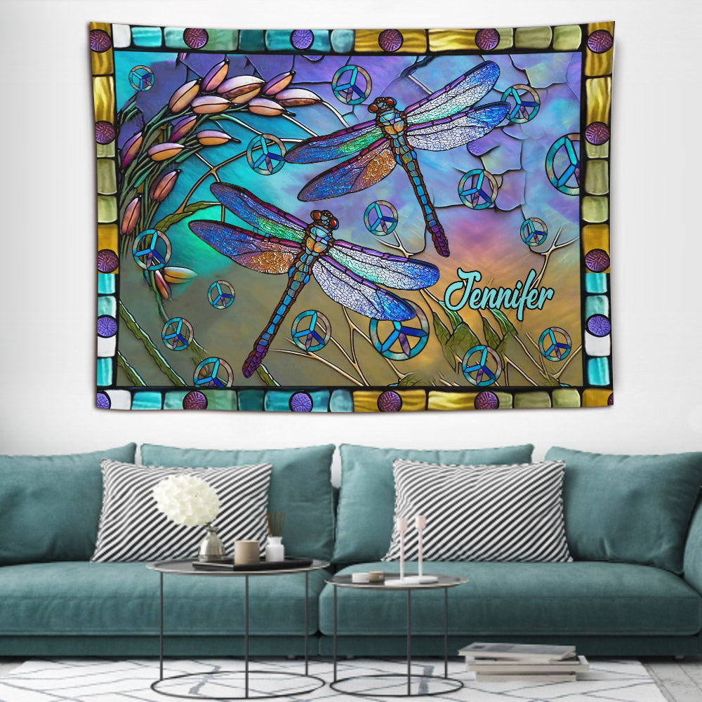 Hippie Soul - Personalized Hippie Wall Tapestry