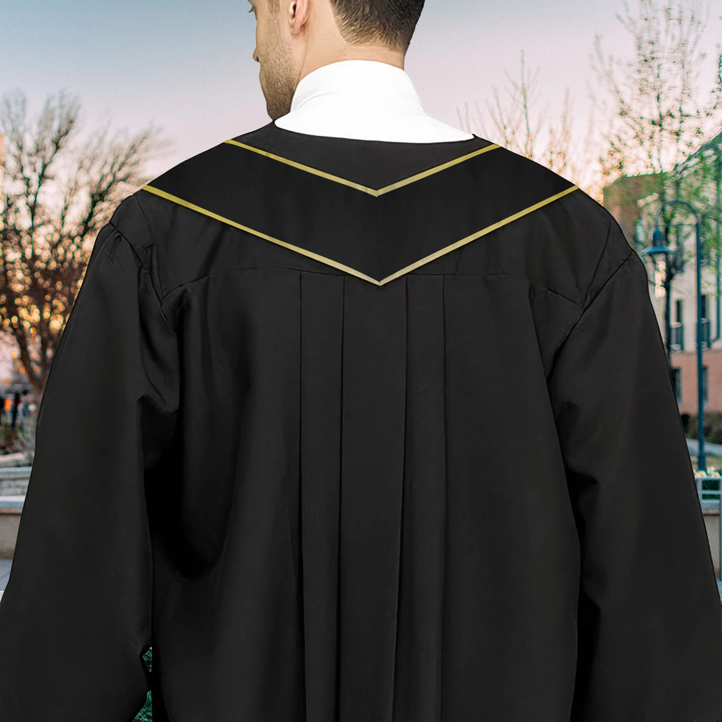Class of Graduation Polyester Satin Stole, Personalized Photo Keepsake With Cap Icon, Meaningful Gift for Grad