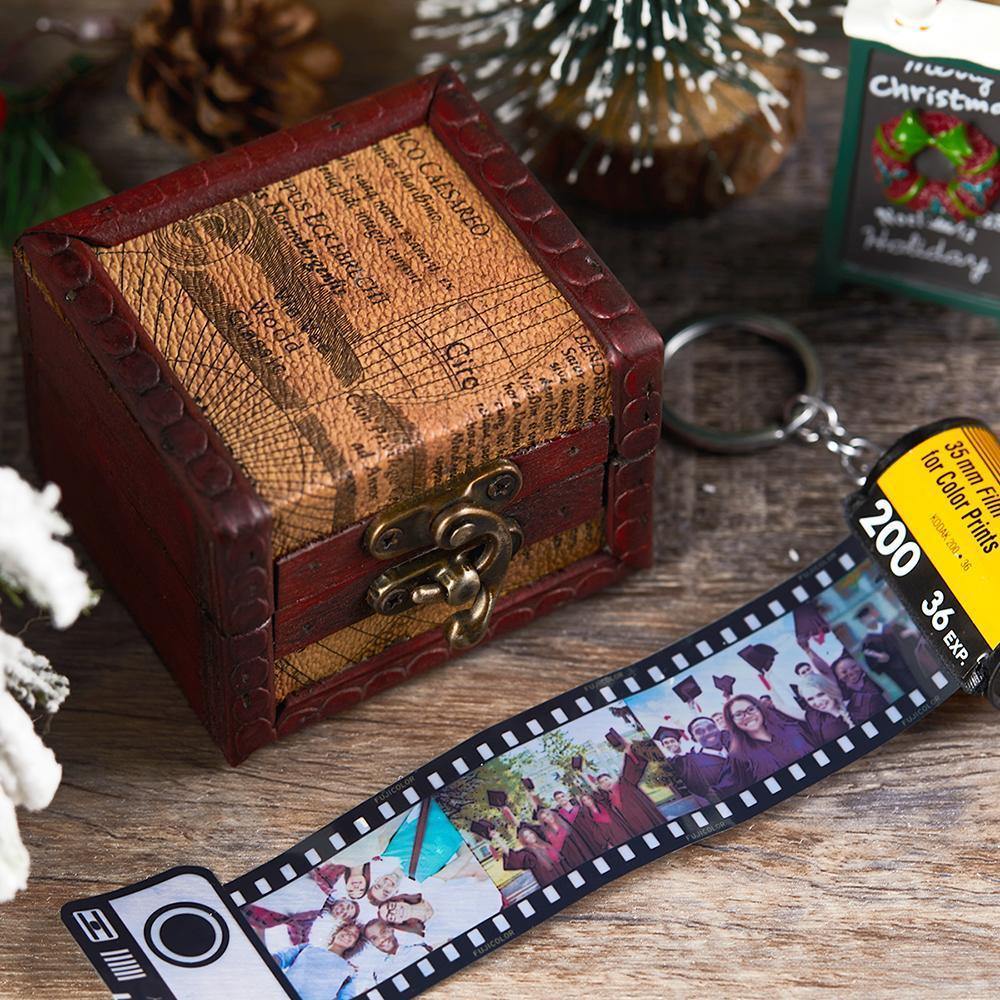 Custom Text - Personalized Wooden Vintage Mini Storage Box
