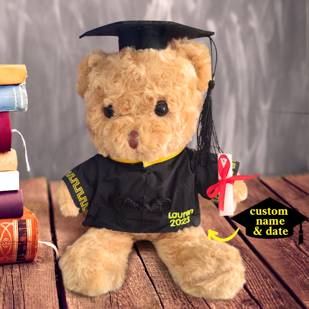 Congratulation You Did It - Personalized Graduation Teddy Bear