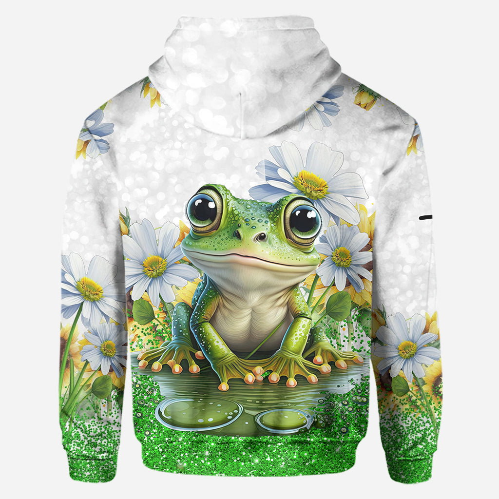 Just A Girl Who Loves Frogs - Personalized Frog Hoodie and Leggings
