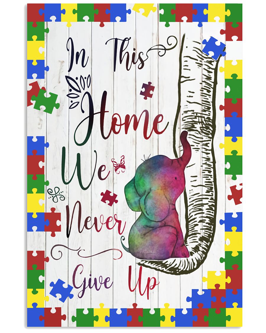 Autism In This Home - Autism Awareness Poster 0921