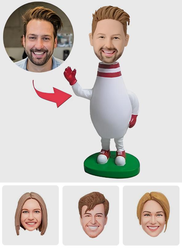 Funny Bowling Pin - Personalized Cosplay Bowling Bobblehead
