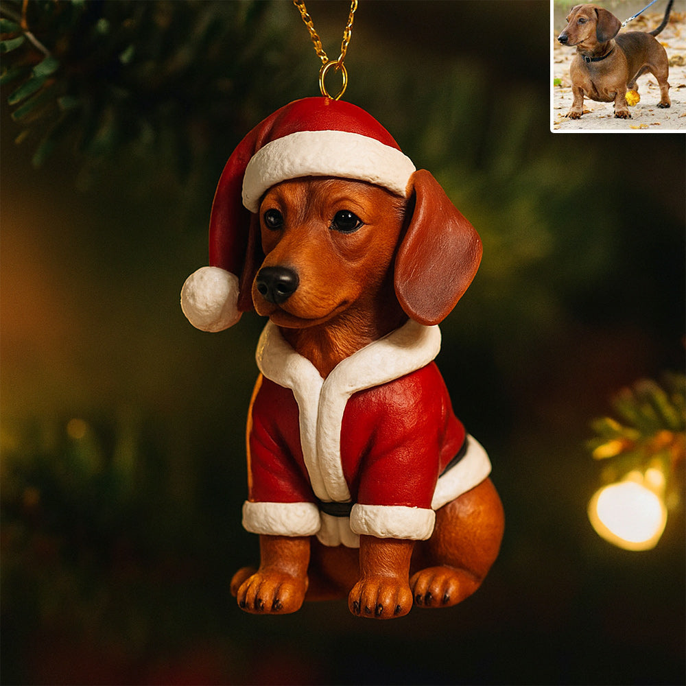 Furry And Bright - Personalized French Bulldog Dog Custom Made 3D Minifigure Ornament
