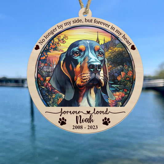 Colorful Dog Cat - Personalized Dog Suncatcher
